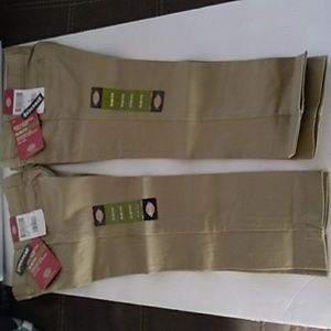 2 X Toddler Girls  Slim fit size 5 Dickies brand new